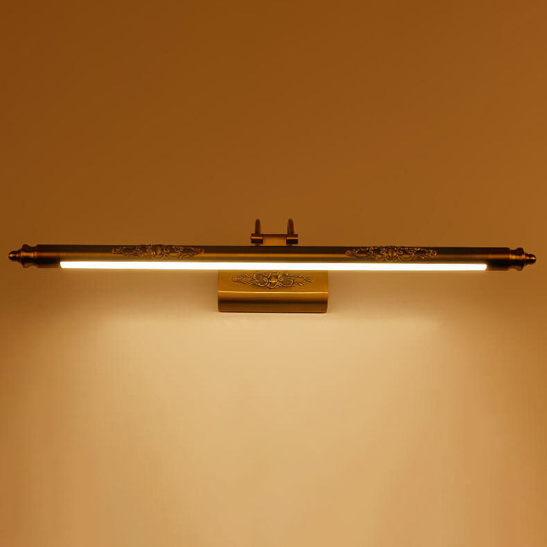 Retro European Carved 1-Light LED Mirror Front Light