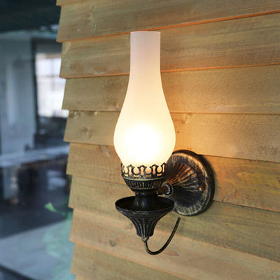 Retro Kerosene 1-Light Antique Wall Sconce Lamp