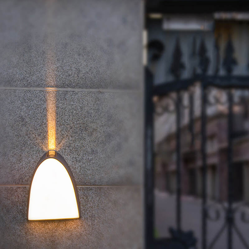 Applique murale LED étanche en triangle simple pour l&