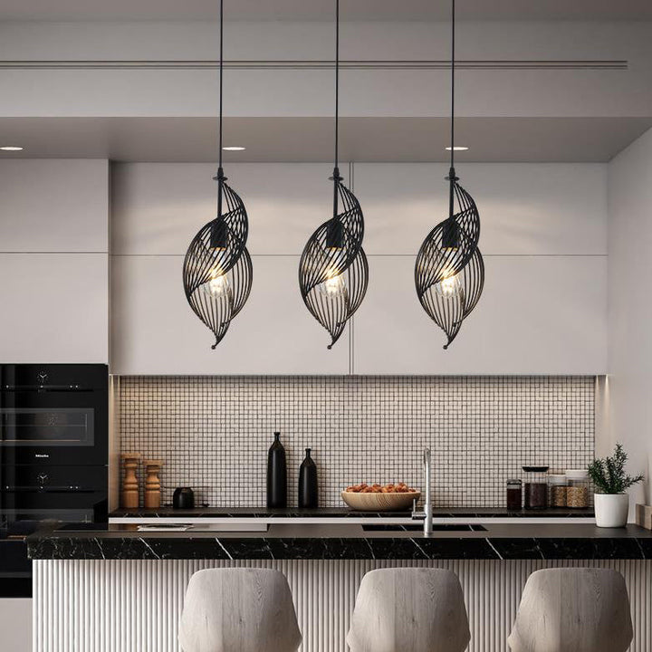 Nordic Creative Iron Sea Snail Shape  1-Light Pendant Light