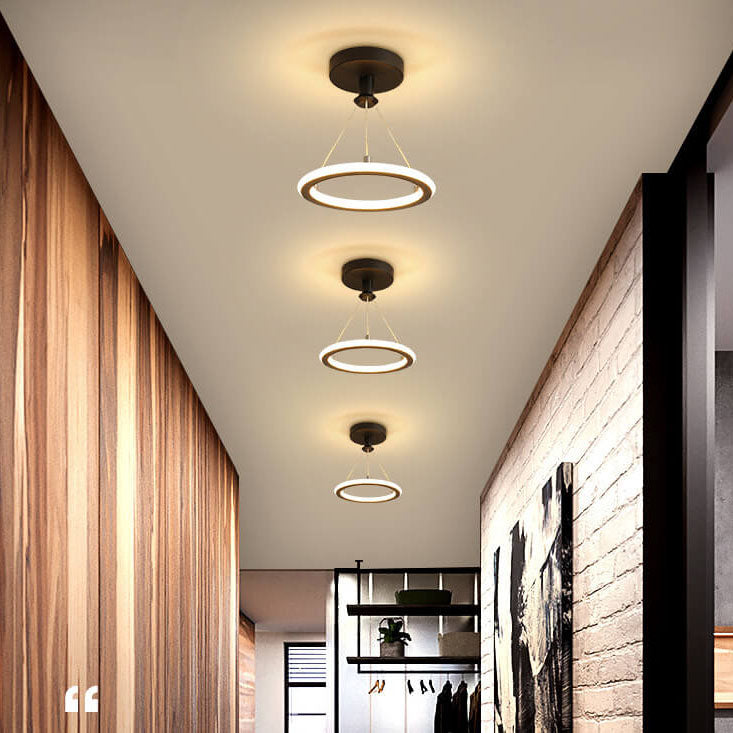 Modern Simple Circle LED 1-Light Pendant Light