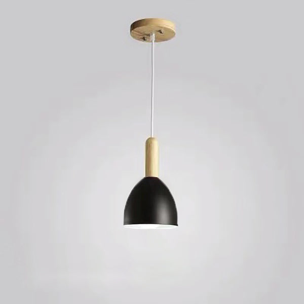 Nordic Log Dome Macaron 1-flammige Pendelleuchte 