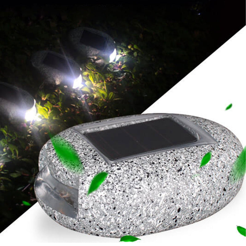 Outdoor Solar Resin Imitation Stone LED Buried Light