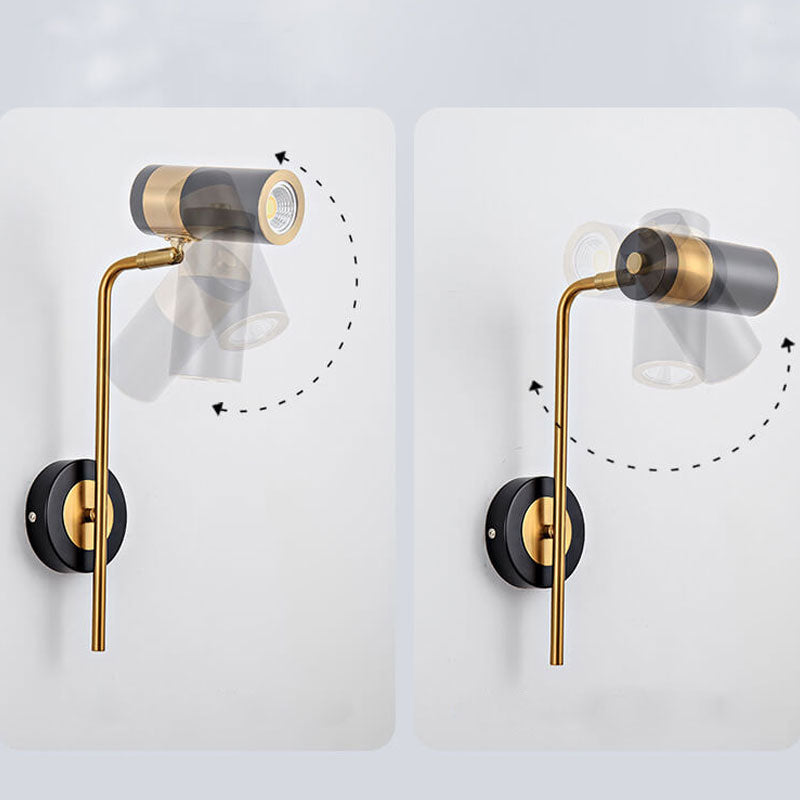 Moderne Minimalistische Spotleuchte Drehbare Eisen LED Wandleuchte 