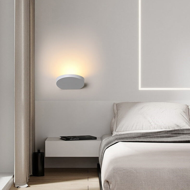 Minimalist Disc 1-Light LED Wall Sconce Lamp