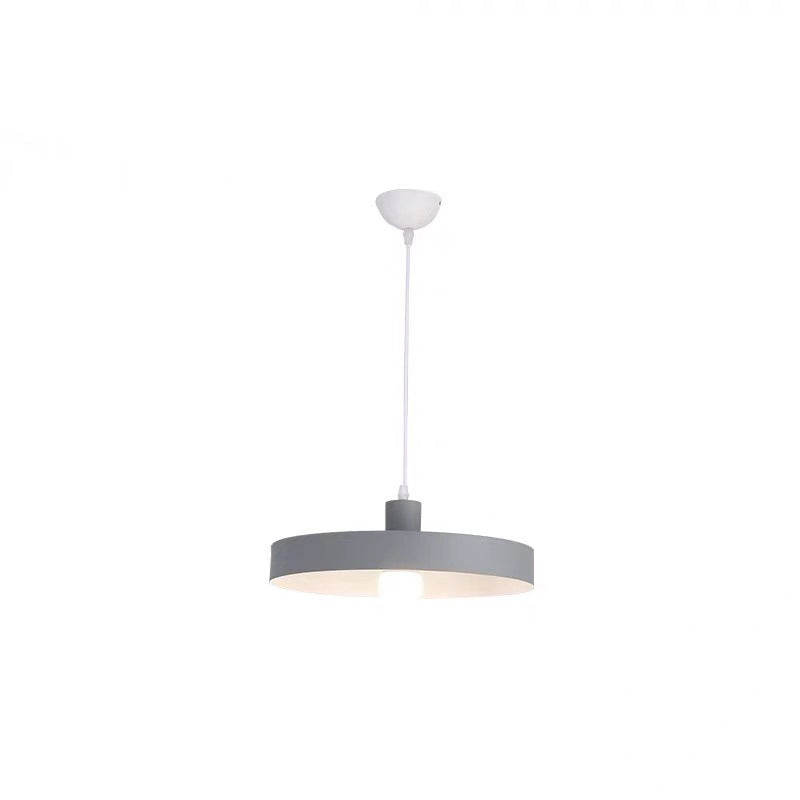 Lámpara colgante de 1 luz de color macaron nórdico moderno 
