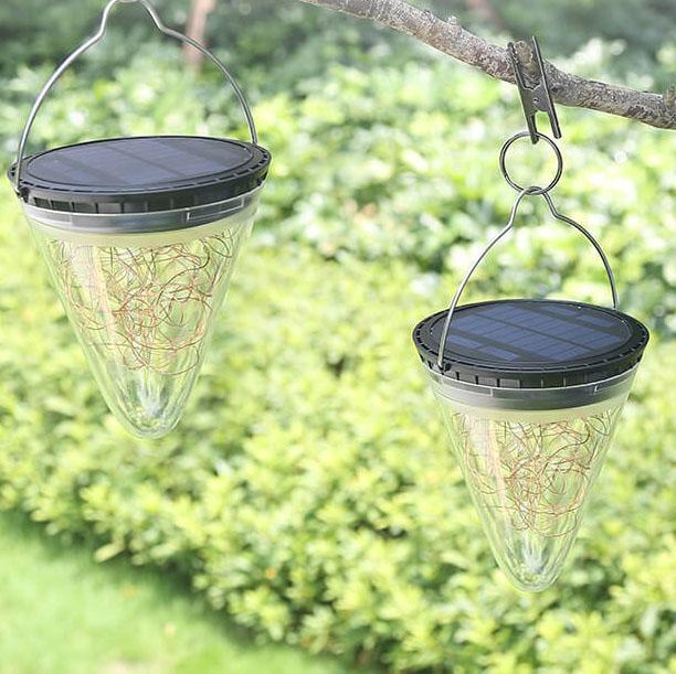 Solar Cone Shaped Outdoor Waterproof Decorative Garden Light