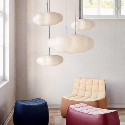 Lámpara colgante LED de nube flotante simple 