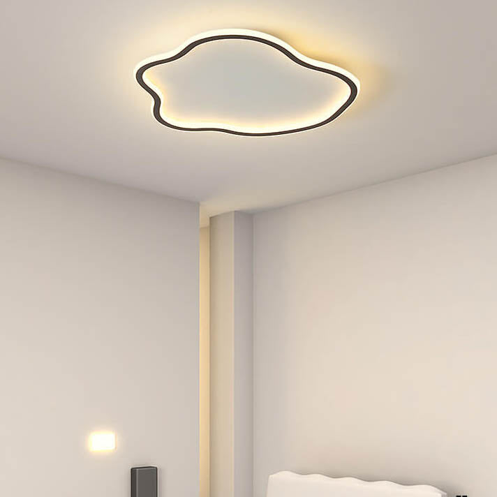 Modern Creative Cloud 1-Light LED Flush Mount Ceiling Light