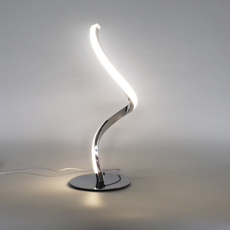 Minimalist Curve LED Touch Dimmable Table Lamp