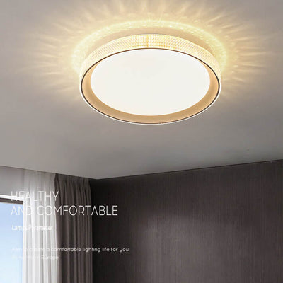 Creative Circular Luminous LED Flush Mount Ceiling Light