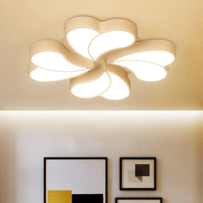 Modern Creative Clover Acrylic LED Flush Mount Ceiling Light