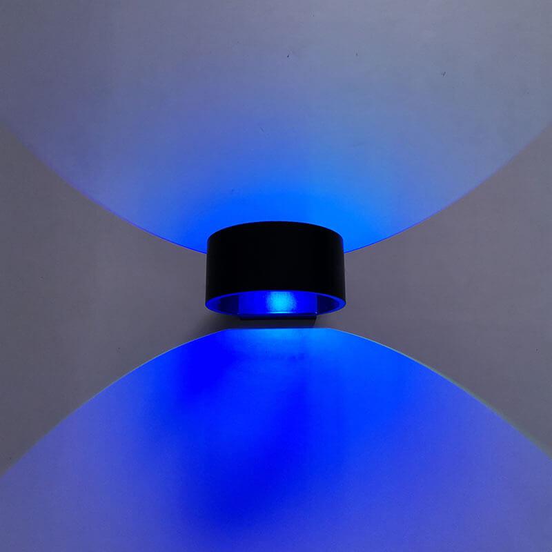 Modern Circle 1-Light LED Mini Wall Sconce Lamp