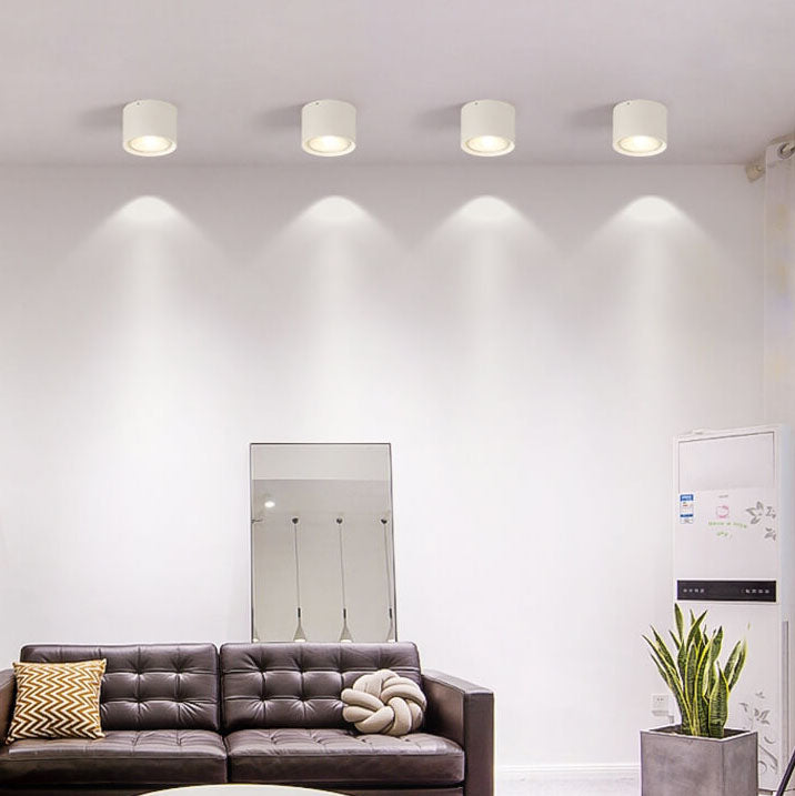 Nordic Cylinder Spotlight LED Flush Mount Ceiling Light