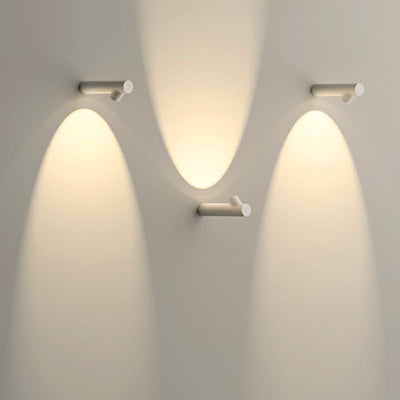 Kreative Wandleuchte aus Schmiedeeisen mit 1 LED-Licht 