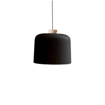 Modern Macaron Cylinder Aluminum 1-Light Pendant Light