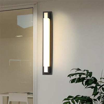 Simple Long Strip LED Outdoor Waterproof Wall Sconce Lamp