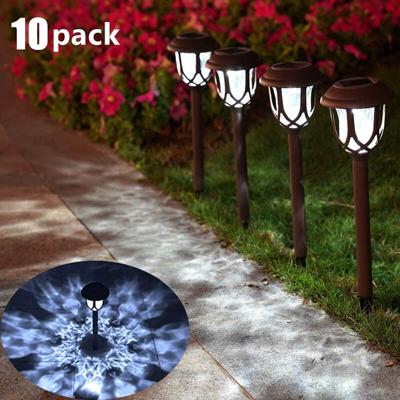 Solar LED Outdoor Patio Rasen dekorative wasserdichte Erdungssteckerleuchte 