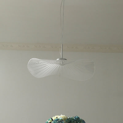 Modern Acrylic Lotus Leaf 1-Light LED Pendant Light