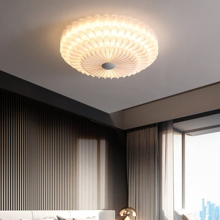Moderne runde LED-Deckenleuchte mit mehreren Schichten aus Acryl 
