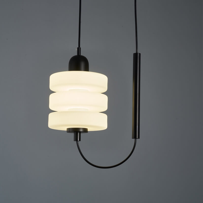 Minimalist Creative Frosted Glass Lantern 1-Light LED Pendant Light