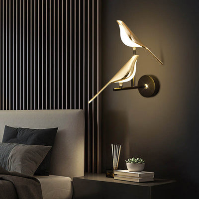 Modern Creative Bird 1/2 Light LED Rotatable Wall Sconce Lamp