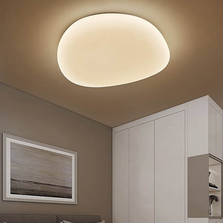 Modern Pebble Stone Star Effect LED Flush Mount Ceiling Light
