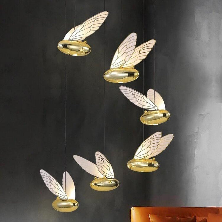 Modern Creative Resin Bee 1-Light LED Pendant Light