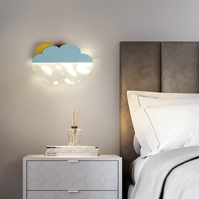 Nordic Cartoon Cloud Shape LED Wall Sconce Lamp