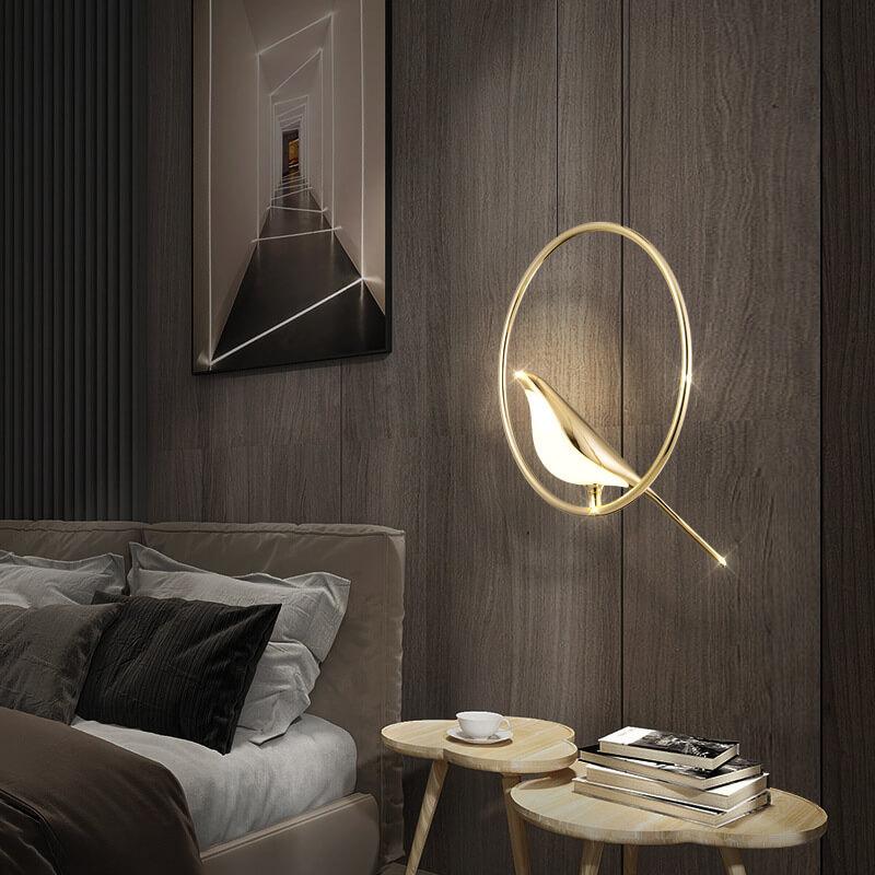 Nordic Creative Bird Shaped Acrylic LED 1/3/6 Light Chandelier