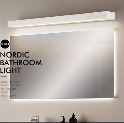 Nordic Linear 1-Light LED Aluminum Mirror Front Light