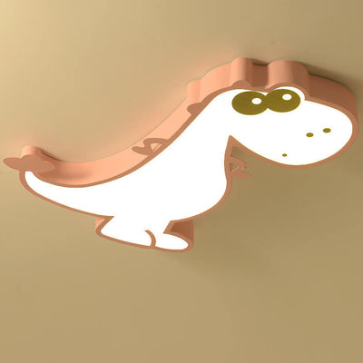 Cartoon Creative Dinosaur LED Flush Mount Ceiling Light