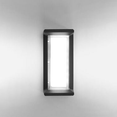 Lampe murale moderne étanche à LED rectangulaire à 1 lumière pour l&
