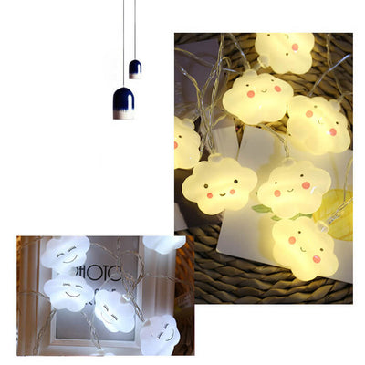 Guirlande lumineuse LED à piles 10/20 lumières pour décoration festive intérieure 