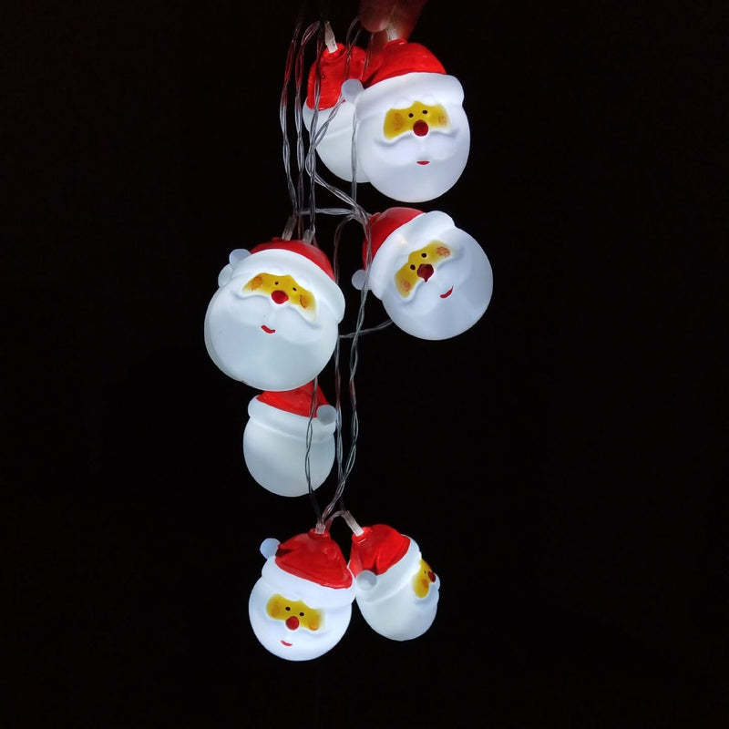 Christmas Santa Claus String Lights Patio Party Decoration 10/20 Battery String Lights