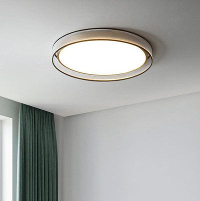 Modern Simplicity Round Thin 1-Light LED Flush Mount Ceiling Light