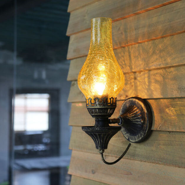 Retro Kerosene 1-Light Antique Wall Sconce Lamp