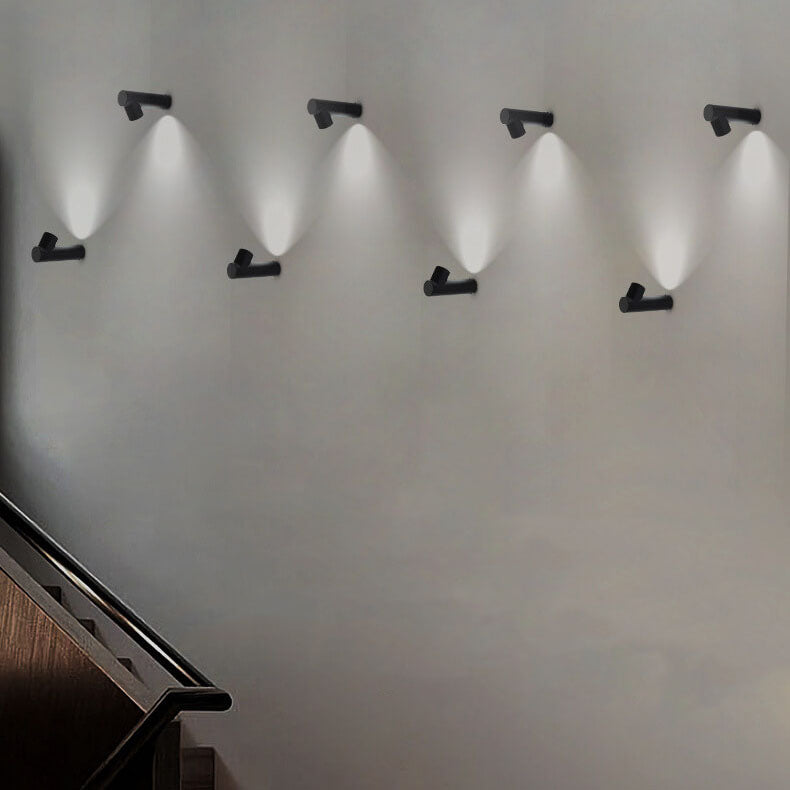 Kreative Wandleuchte aus Schmiedeeisen mit 1 LED-Licht 