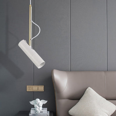 Lampe suspendue moderne et minimaliste à 1 lumière LED dorée
