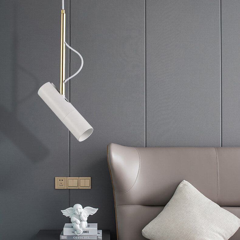 Lampe suspendue moderne et minimaliste à 1 lumière LED dorée