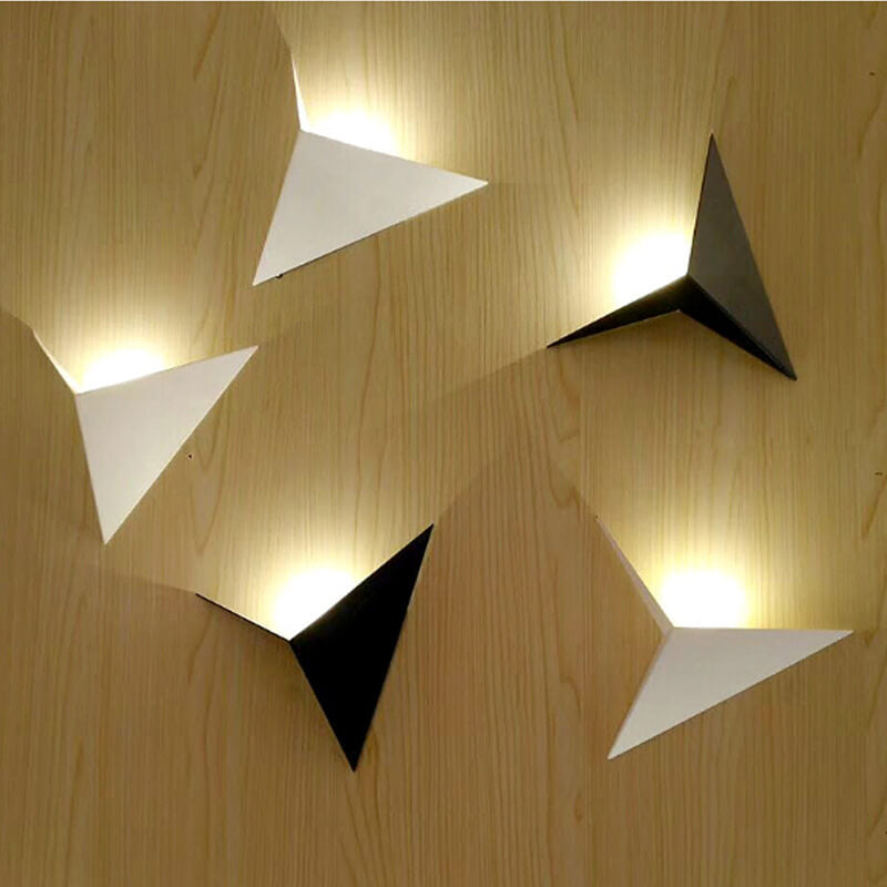 Nordic Minimalist Triangle Iron LED Wall Sconce Lamp