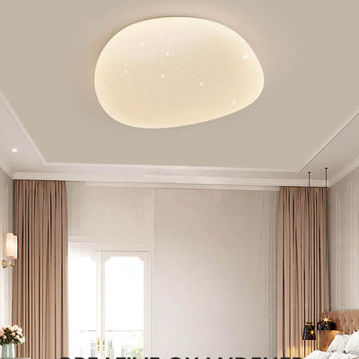 Modern Pebble Stone Star Effect LED Flush Mount Ceiling Light