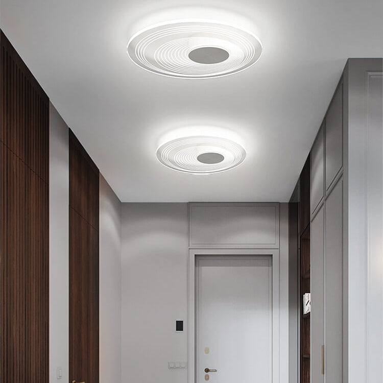 Minimalistischer runder quadratischer LED-Deckenleuchte aus Acryl 