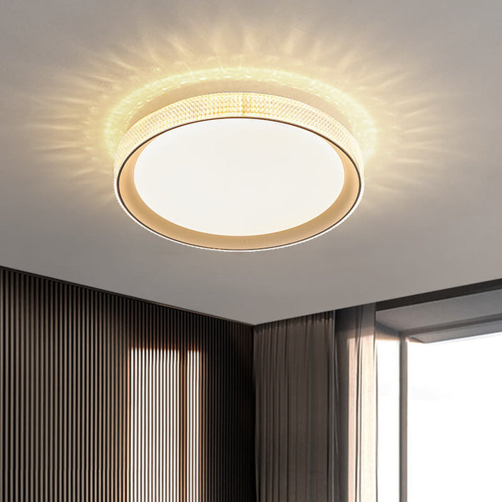 Kreative kreisförmige leuchtende LED-Deckenleuchte mit bündigem Einbau 