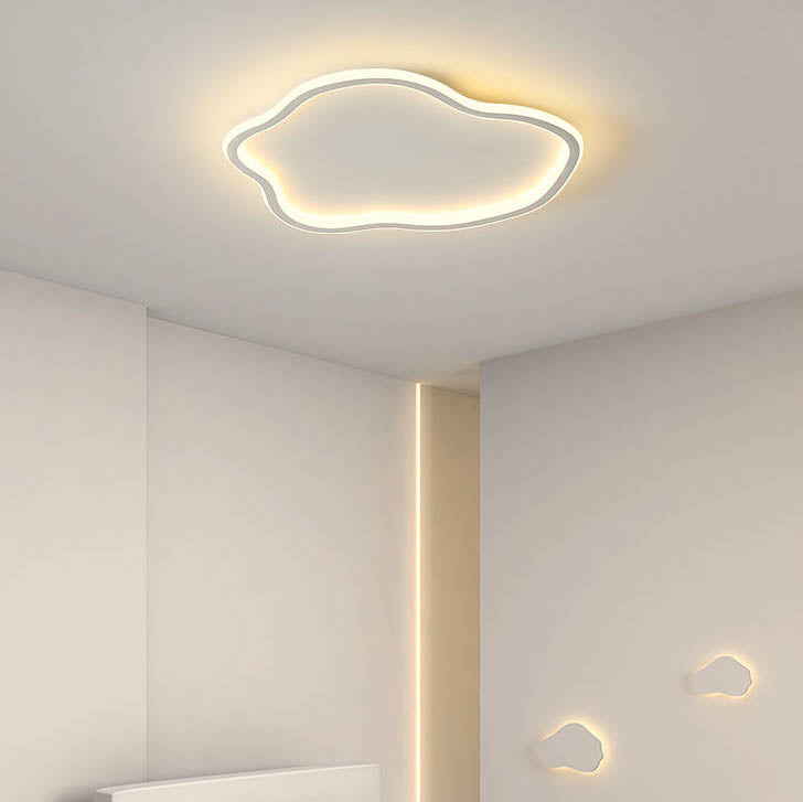 Modern Creative Cloud 1-Light LED Flush Mount Ceiling Light