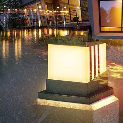 Solar Square Post Cap Light LED Outdoor Waterproof Post Light