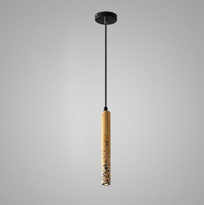 Retro Multicolor Zement Langstreifen LED Pendelleuchte 