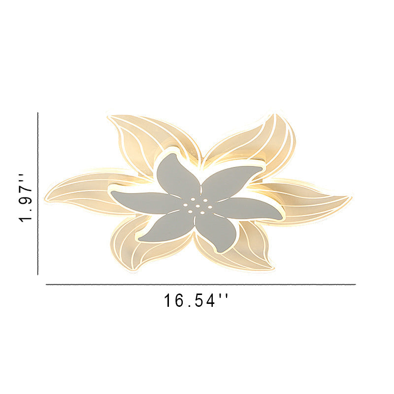 Moderne Acryl-Doppelschicht-Blumenschirm-LED-Unterputzleuchte 