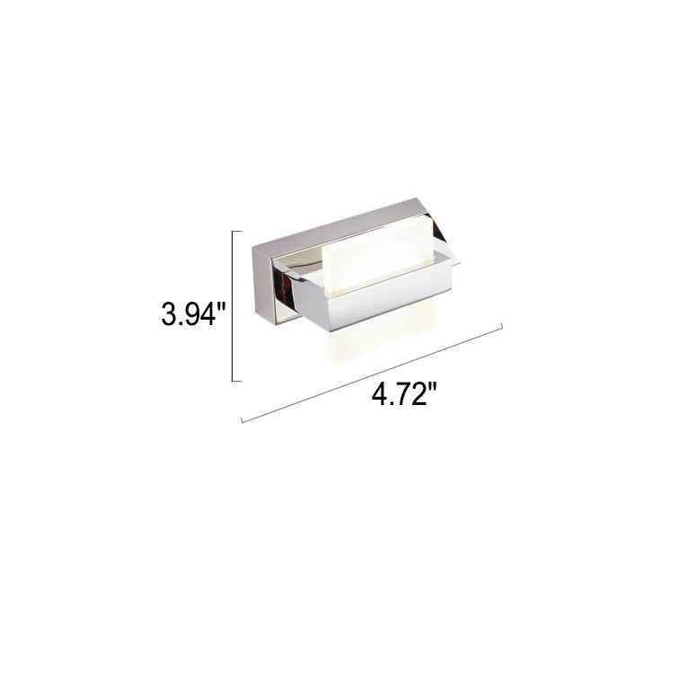 Modernes quadratisches Kombinationsdesign aus Acryl, LED-Spiegelfrontleuchte, Wandleuchte 