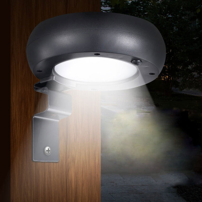 Einfache runde Solar-Outdoor-Wasserdichte Wandleuchte 